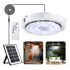 GENERICO - Lampara Plafon Redonda De Techo Solar 100w Blanco Frio