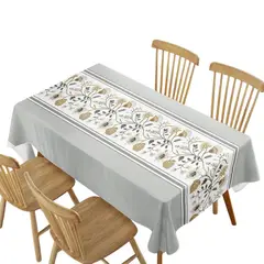 GENERICO - Mantel De Mesa Rectangular Impermeable Estampado Medida 140cm x 220cm