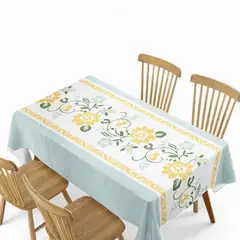 GENERICO - Mantel De Mesa Rectangular Impermeable Estampado Medida 140cm x 220cm