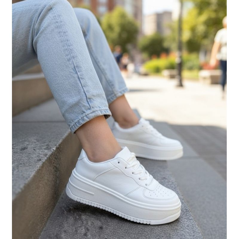 SNOOPY - Zapatillas Casuales  Blancas  Mujer M467
