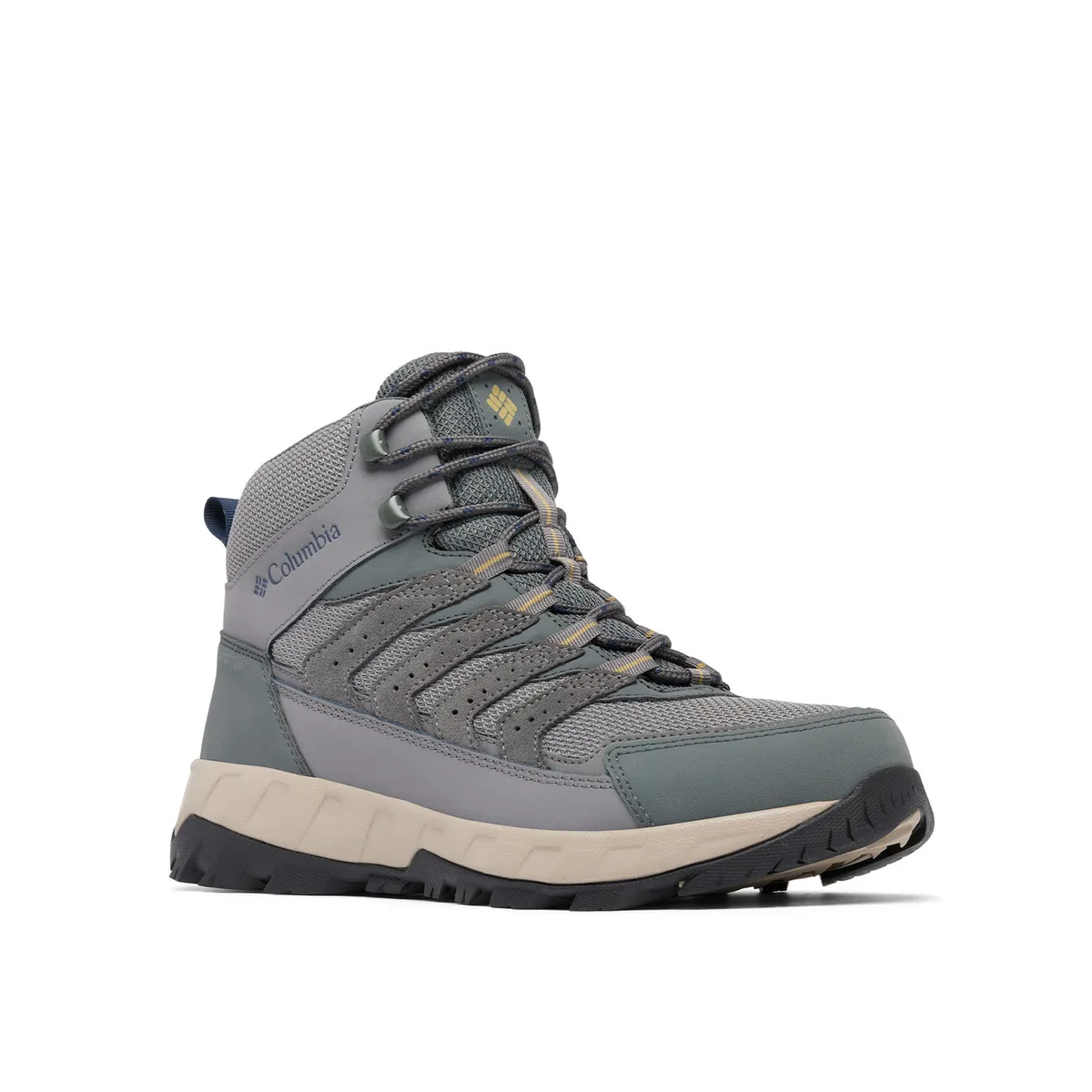 COLUMBIA - Botín Hombre Strata Trail Mid Wp Gris COLUMBIA