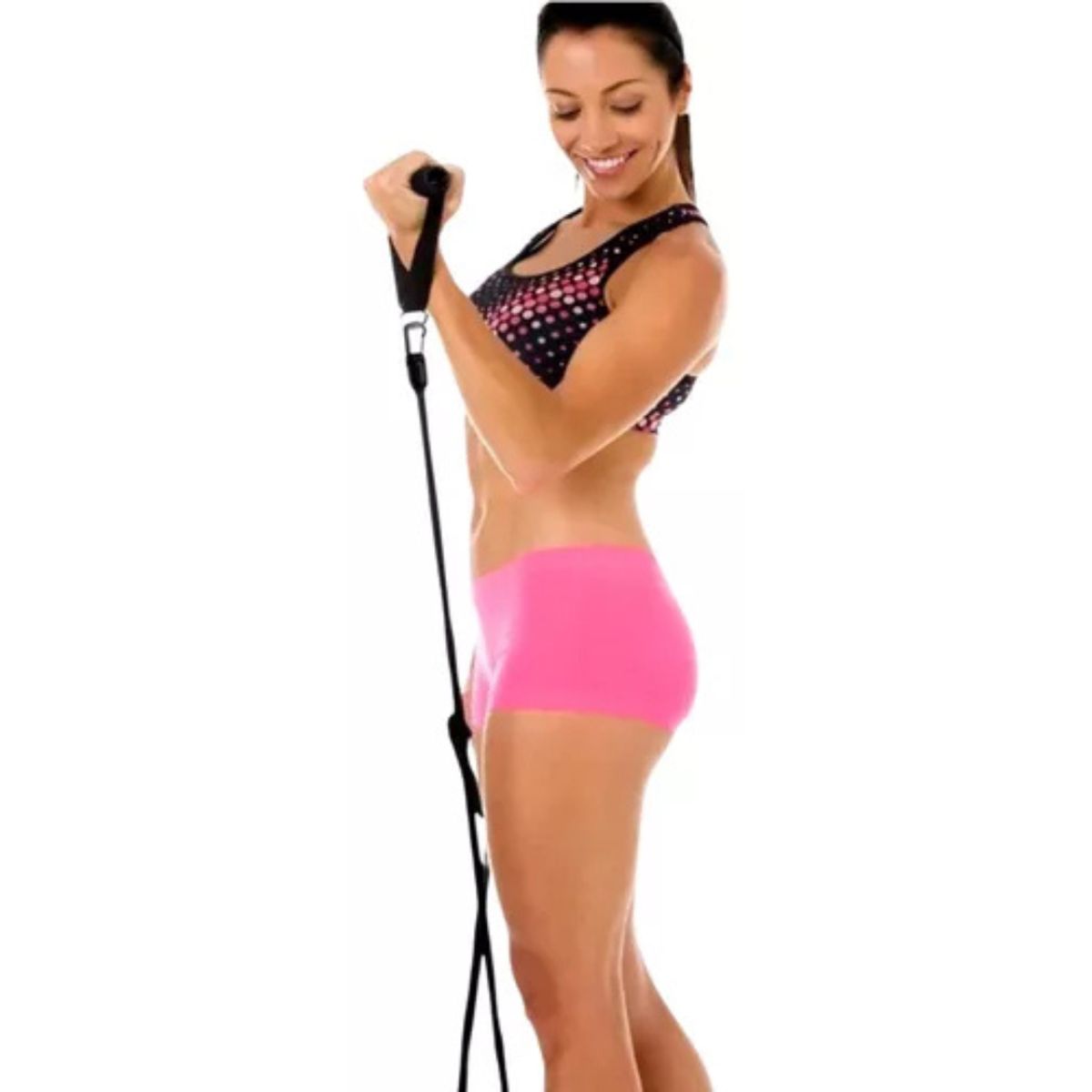 GENERICO - Bandas Fitness 5 Niveles con Accesorios para Entrenar Todo