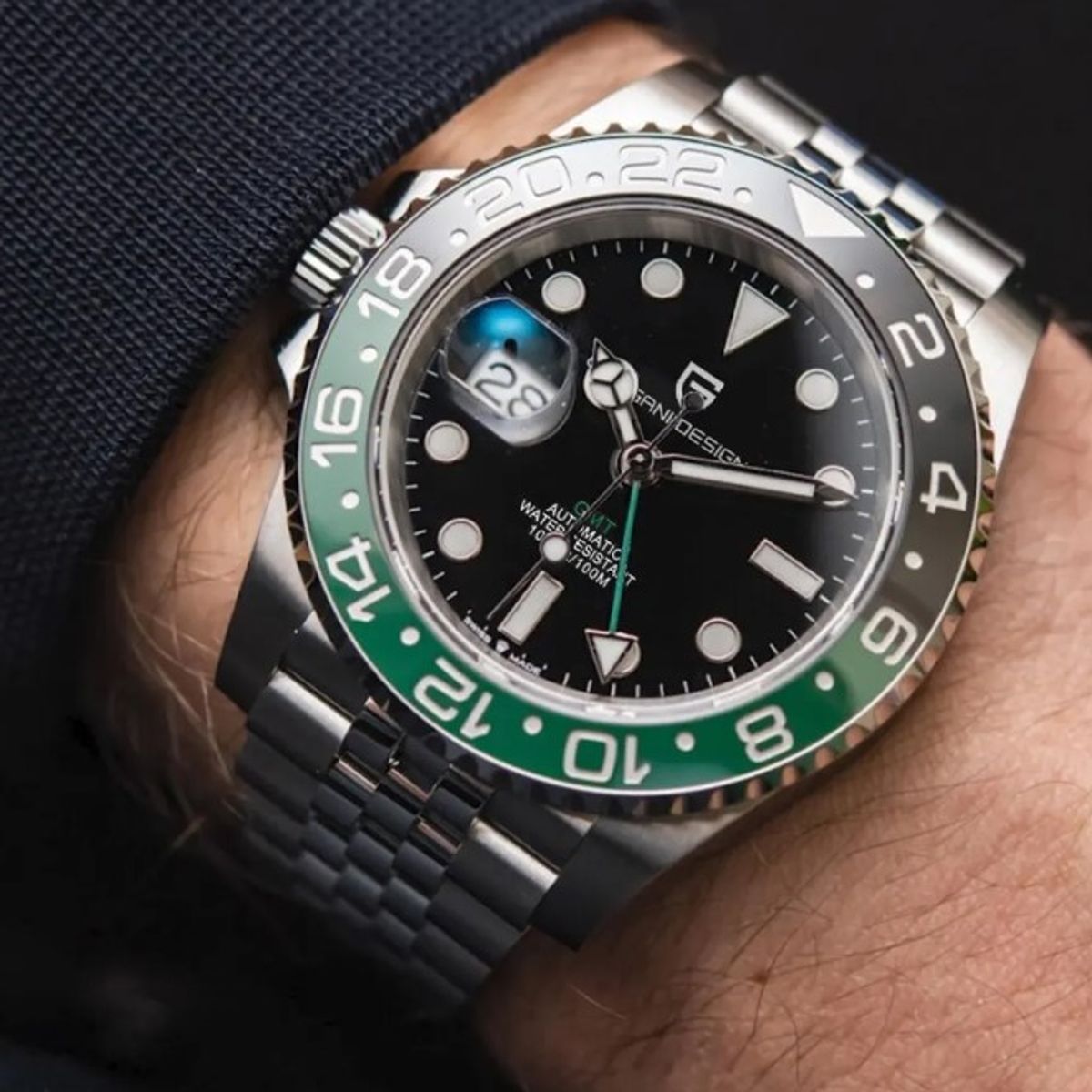 PAGANI - Reloj Hombre PAGANI "SUBMARINER GMT MASTER 2 SPRITE"