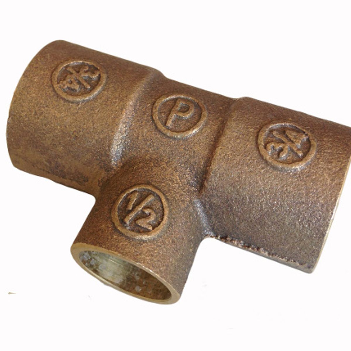 GENERICO - TEE 1"-1"-3/4  BRONCE GENERICO
