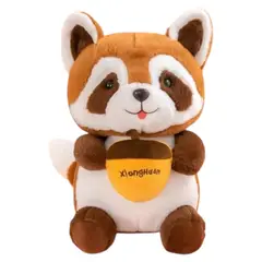 GENERICO - Peluche Panda Rojo Animal Felpa Kawaii
