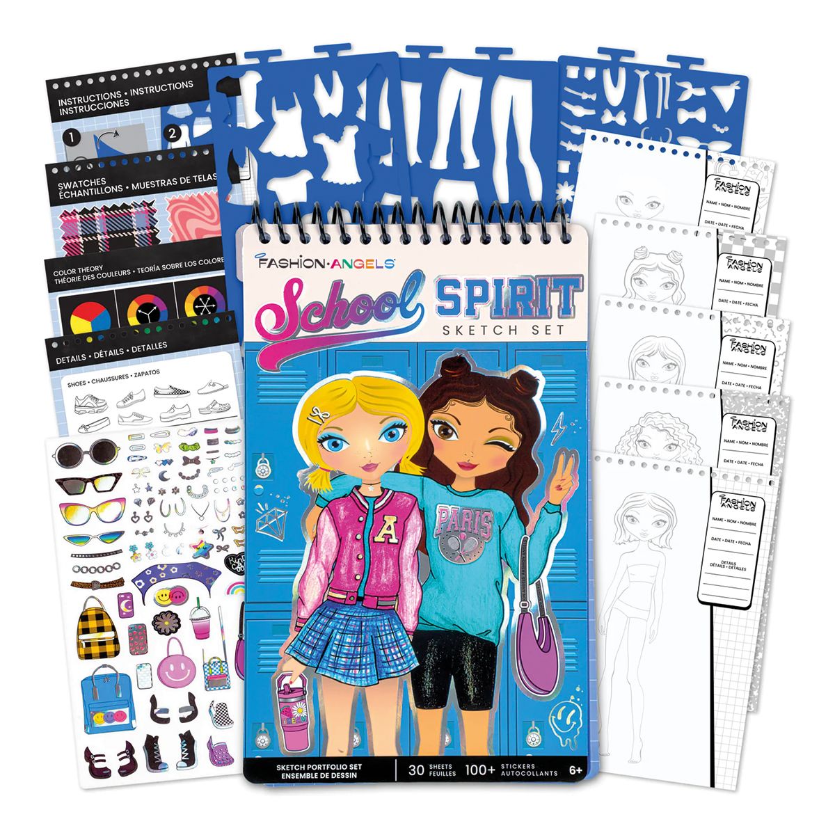 FASHION ANGELS - Portafolio de Bocetos School Spirit Fashion Angels