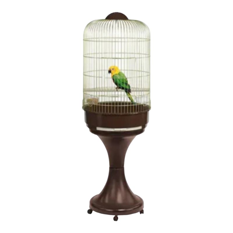 FERPLAST - JAULA  PARA  AVES  CON PEDESTAL MAX 6 FERPLAST