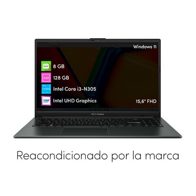 Imagen 2 del producto Notebook Vivobook Go Intel Core i3 8GB 128GB SSD 15.6 FHD