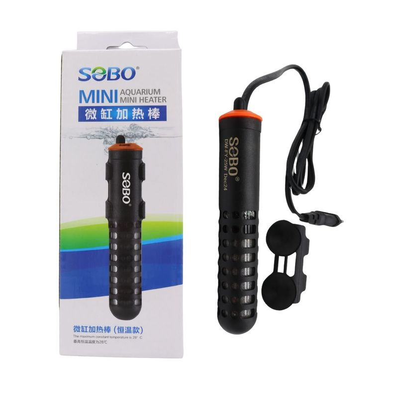 GENERICO - Calefactor Mini Sobo 25w Para Acuarios Peceras Dw-fy-25w