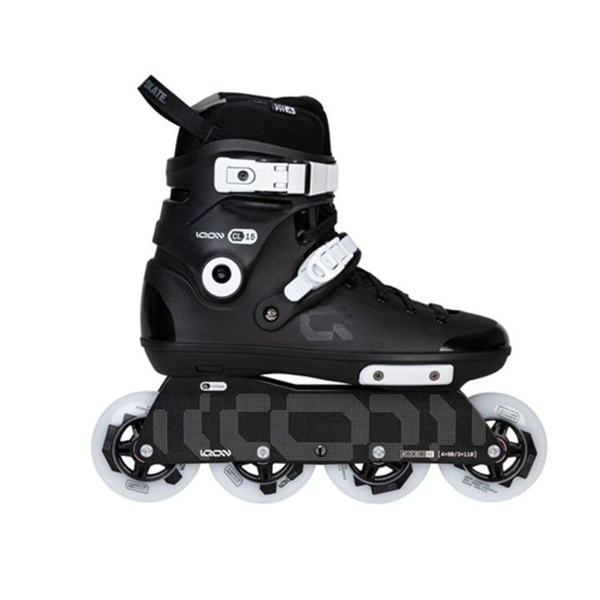 GENERICO - Patines Freeskate Iqon CL 15 Black Talla: 38-39