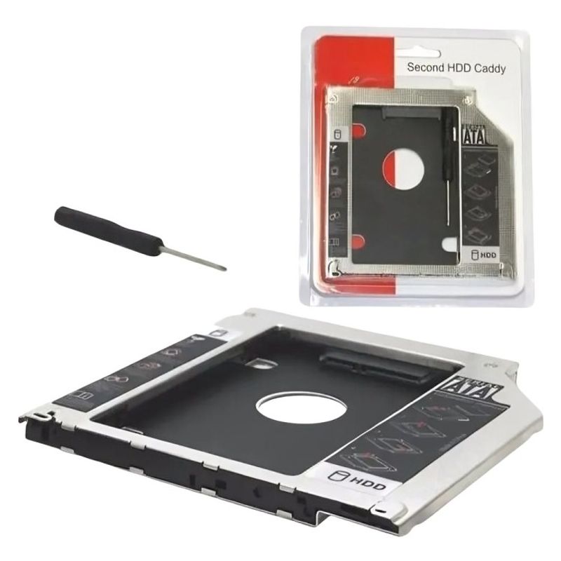 GENERICO - Caddy Adaptador 127mm Notebook Sata Hdd Ssd