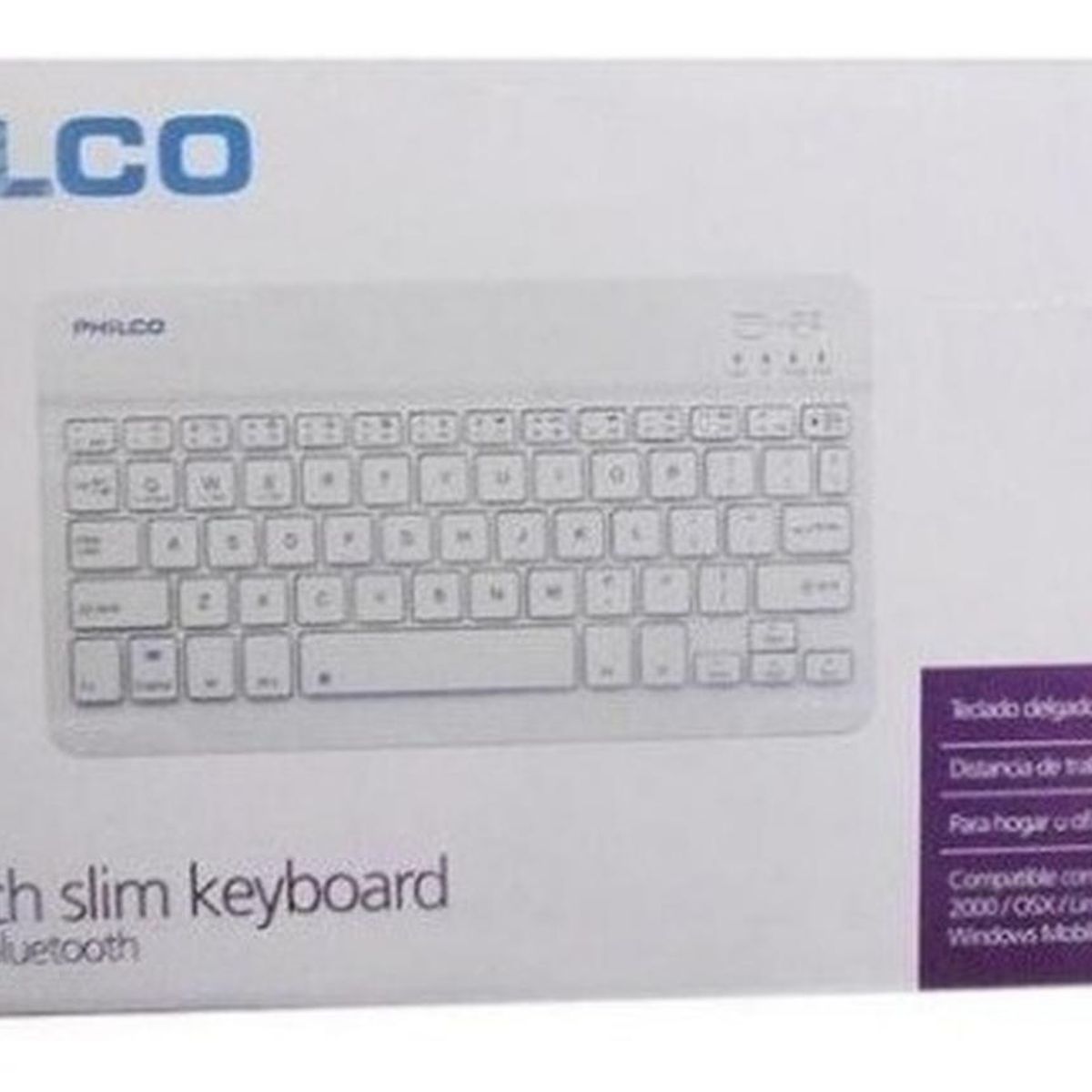 PHILCO - MINI TECLADO BLUETOOTH 10 PULGADAS PHILCO