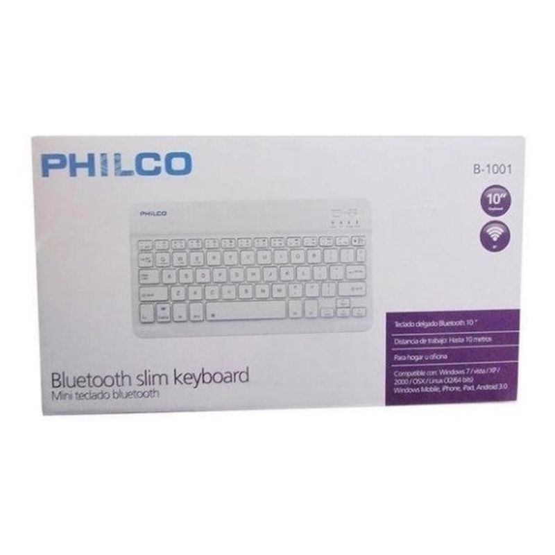PHILCO - MINI TECLADO BLUETOOTH 10 PULGADAS PHILCO