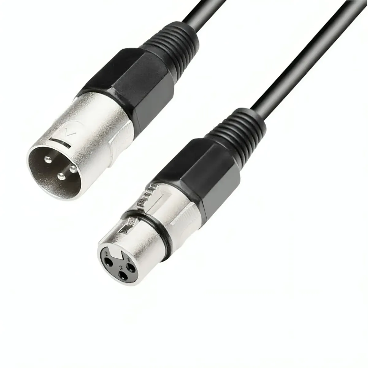 GENERICO - Cable Xlr Macho Hembra Balanceado De 1 Metro