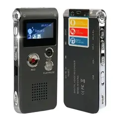 GENERICO - Grabadora Digital Profesional De Voz 8gb Mp3