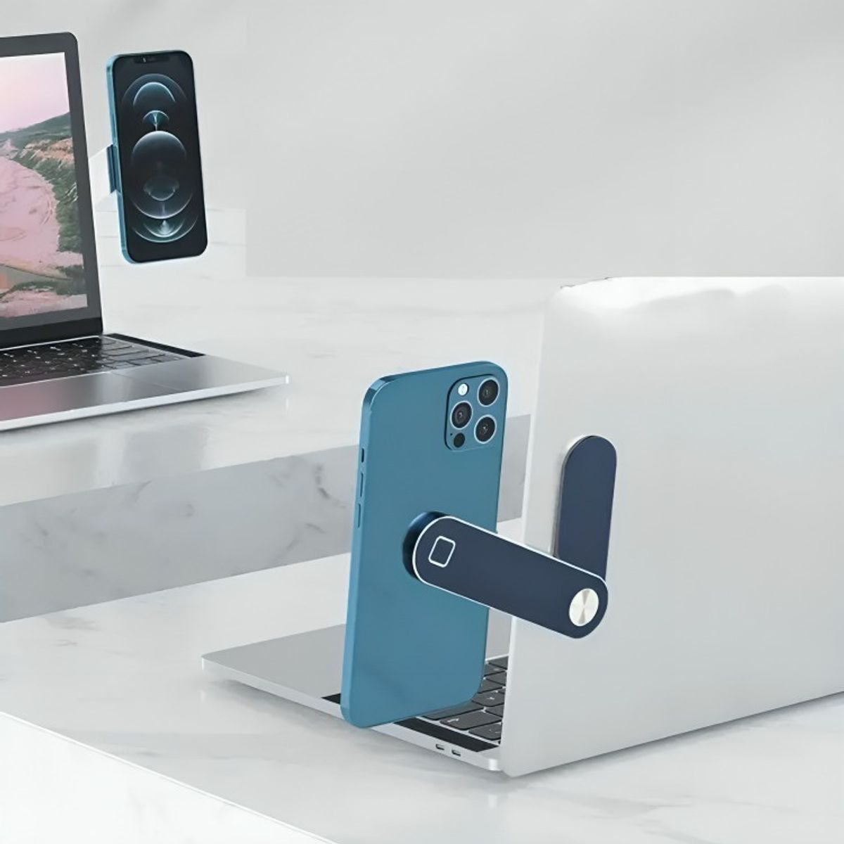 GENERICO - Soporte De Celular Magnetico Escritorio Plegable