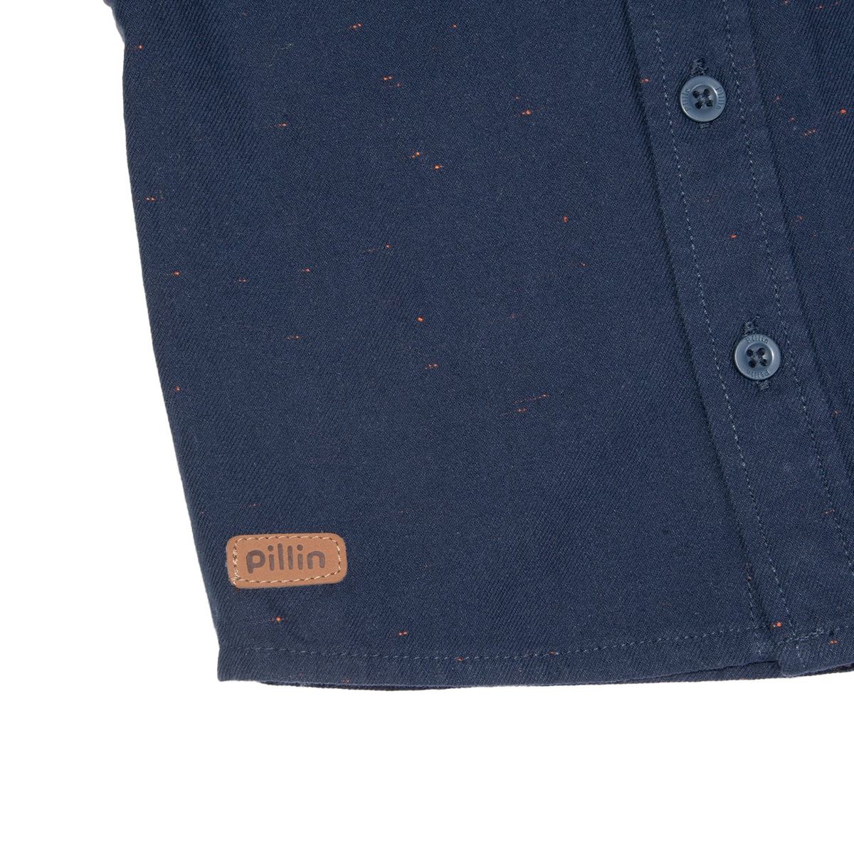 PILLIN - Camisa Bebe Azul Pillin (PVB808-25AZU )