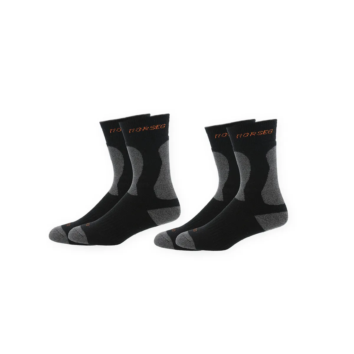 NORSEG - Pack 2 Calcetines trabajo Comfort Working Negro NORSEG