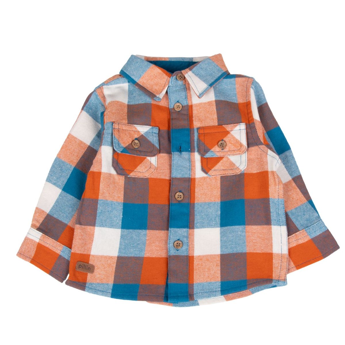 PILLIN - Camisa Bebe Naranjo Pillin PVB810-25NAR  - Naranjo