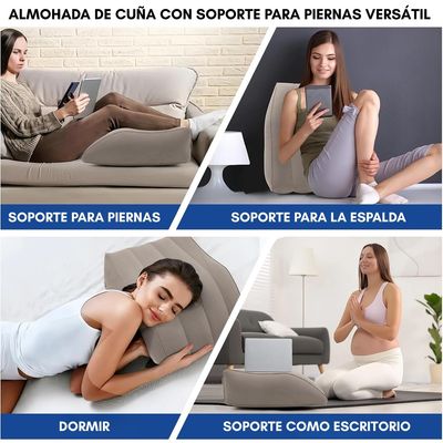 Imagen 2 del producto Cojín Elevador De Piernas Para Dormir + Bolsa Almacenamiento
