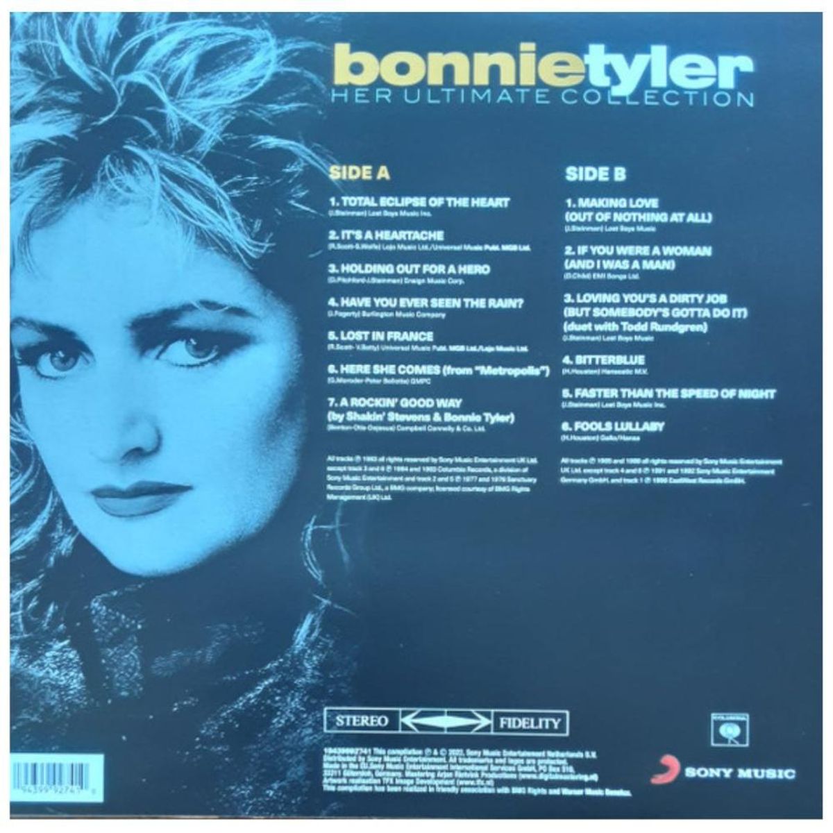 HITWAY MUSIC - BONNIE TYLER - HER ULTIMAT COLLECTION - VINILO