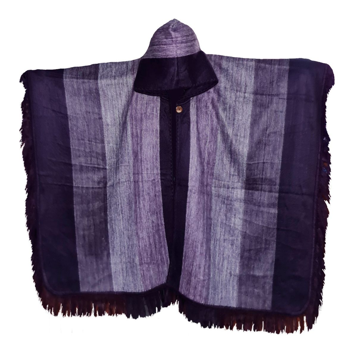 MORLAN - Poncho de Mujer De Lana Ruana  Con Capucha