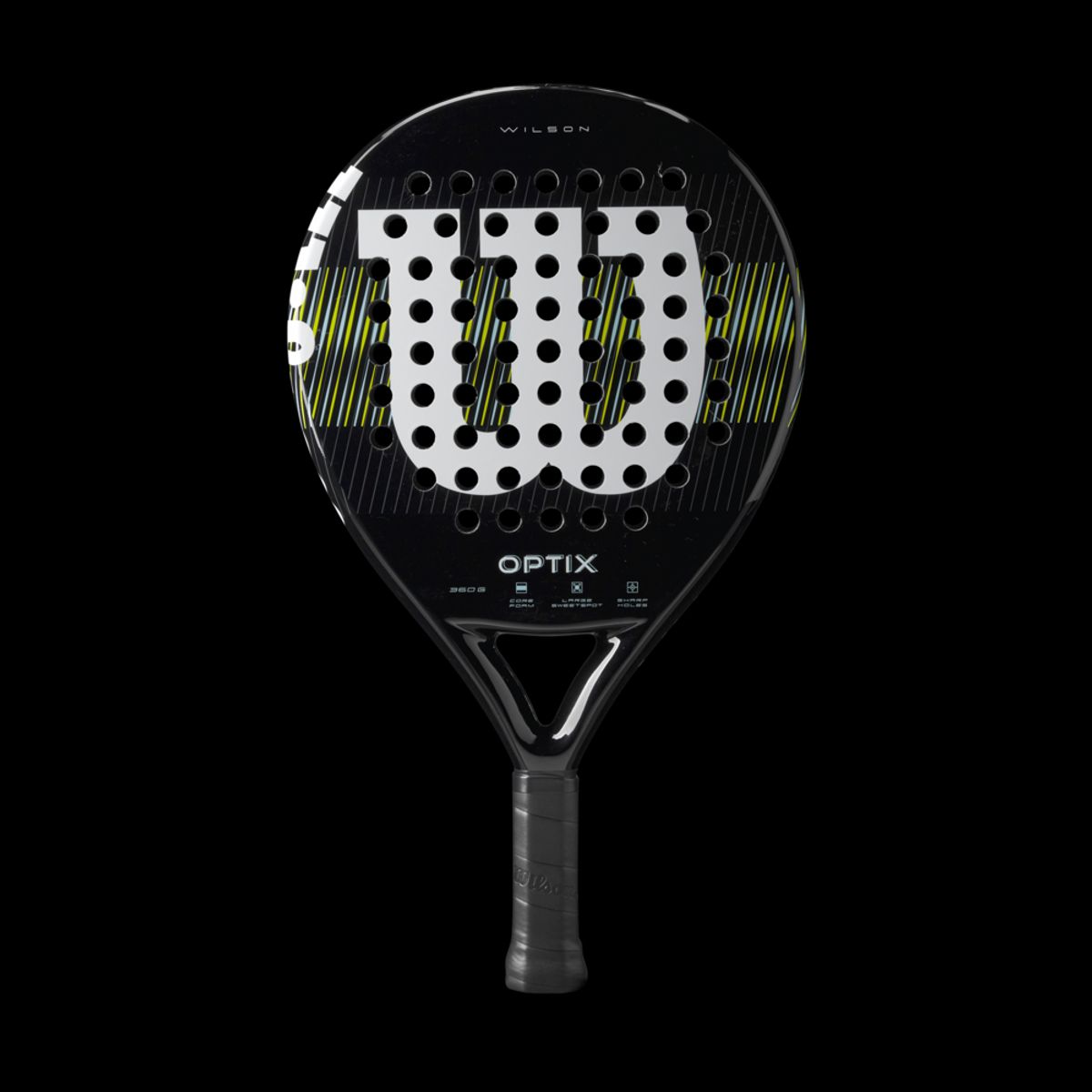 WILSON - Pala De Padel Optix V1 Black Padel 2 Wilson