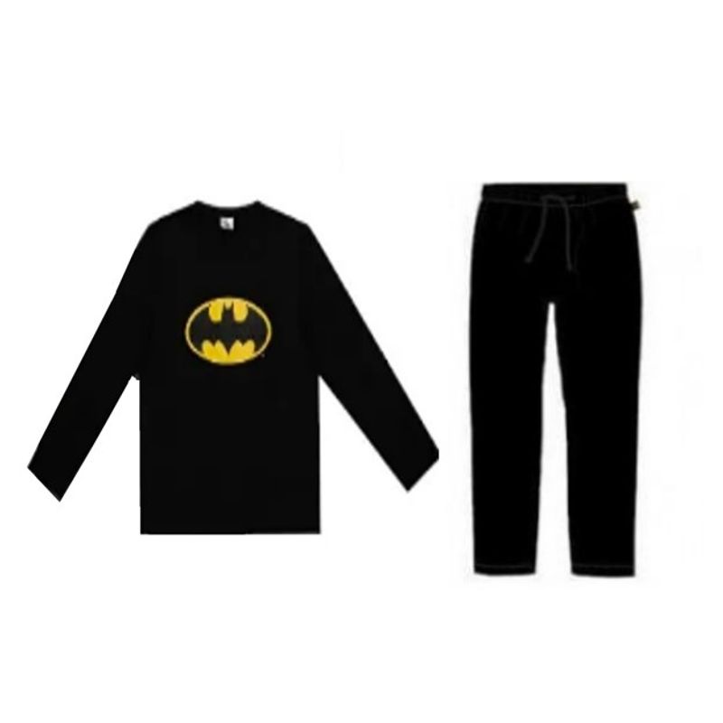 OEM - PIJAMA HOMBRE BATMAN LOGO NEGRO TALLA S 301477ECO