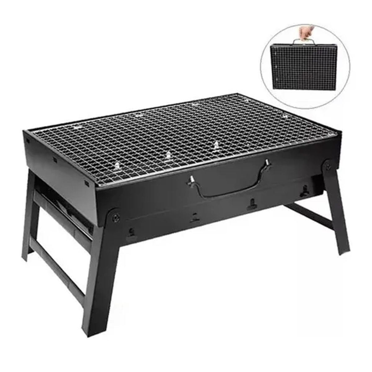 GENERICO - Mini Parrillera Plegable De Carbon Portatil Parrillera