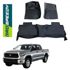 GENERICO - PISOS CALCE PERFECTO PROSPEEDY TOYOTA TUNDRA 2010+ 3PIEZAS