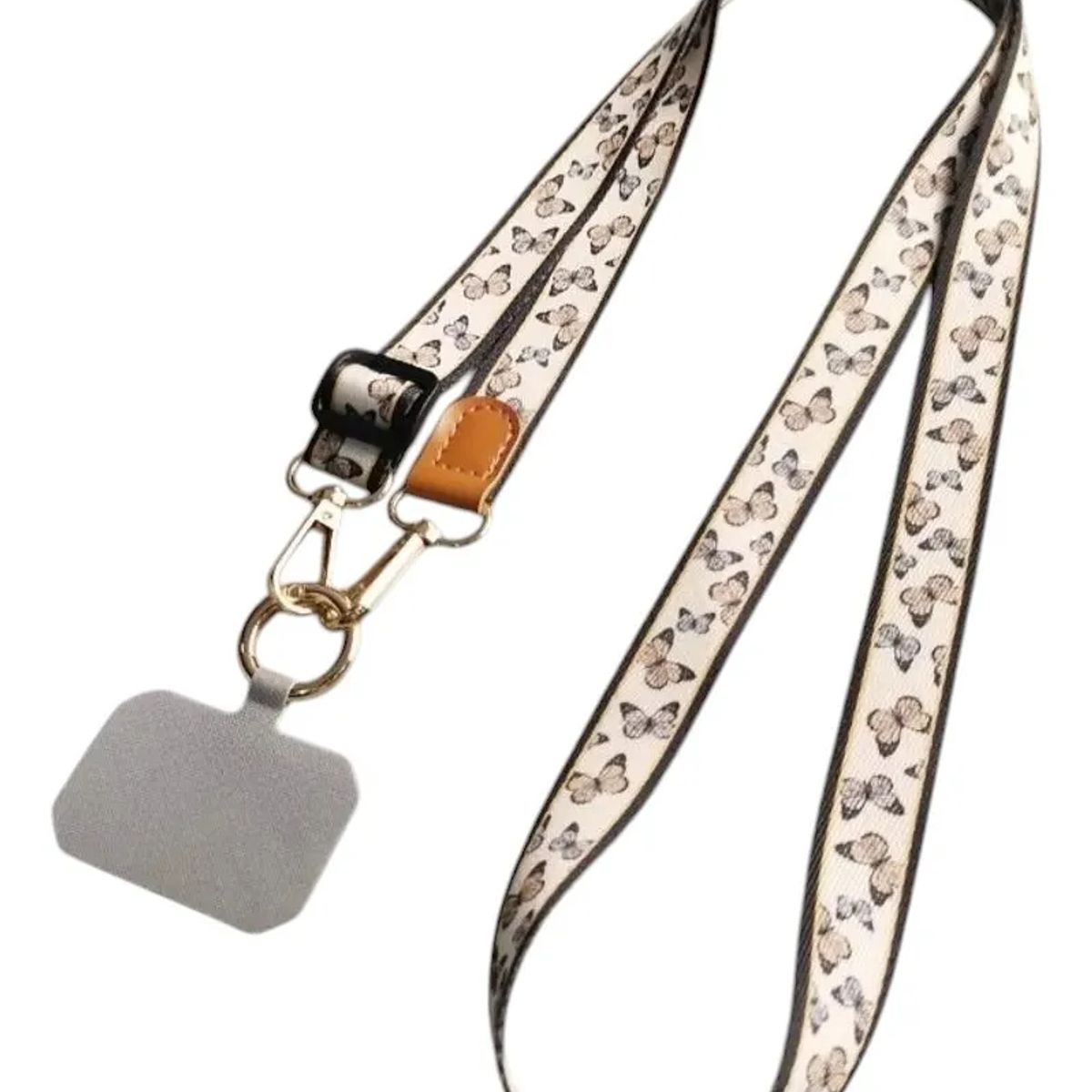GENERICO - Colgante Ajustable Carcasa Celular Universal Correa 120cm Butterfly