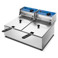 Freidora Eléctrica 12 Litros Acero Inox