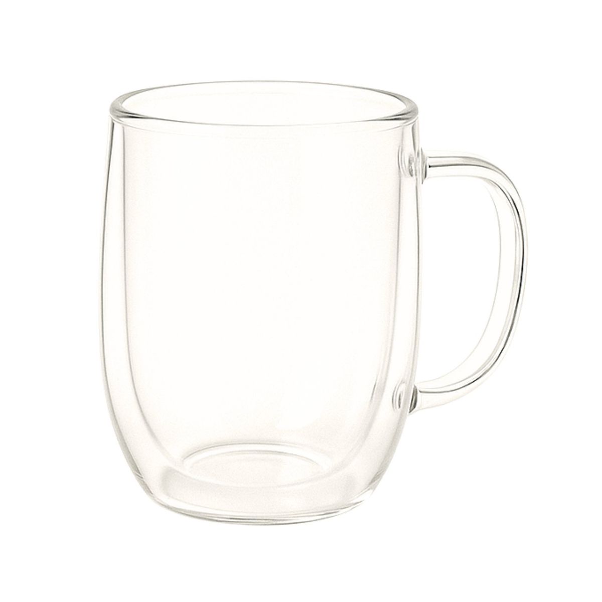 GENERICO - Tazon Vidrio Doble Pared 250mL Cafe Cappuccino Caliente.