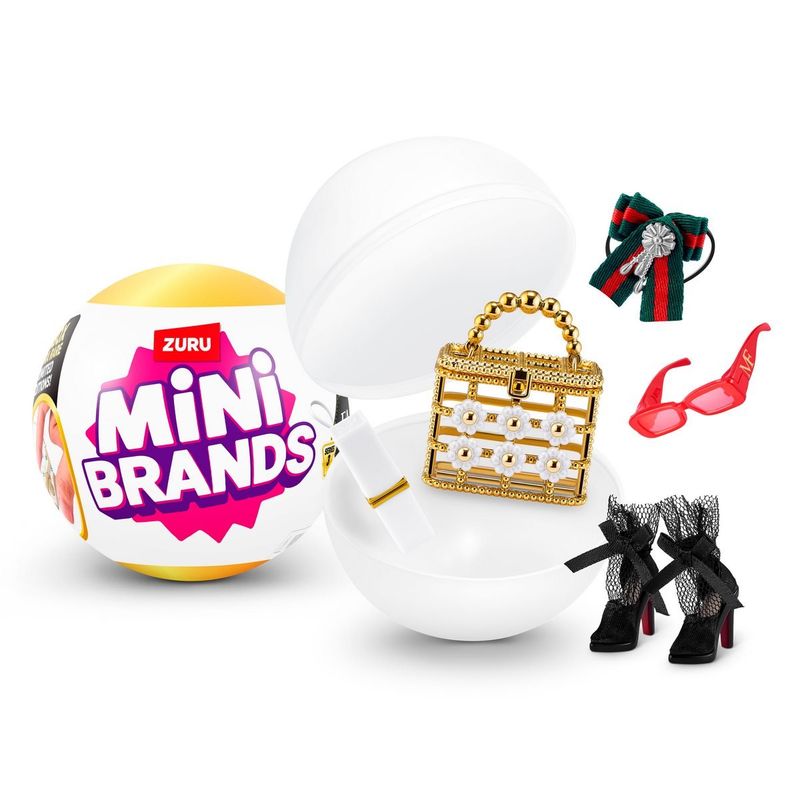 ZURU - BOLA MINI BRANDS CON 5 SORPRESAS SERIE mini fashion DE ZURU