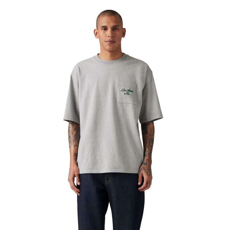LEVIS - Polera Hombre Half Sleeve Gris Levis