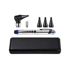 GENERICO - Otoscopio Visión 2 En 1 Acero Inoxidable Kit Portátil + Pilas