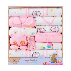 GARSIL - Set de Ajuar Recién Nacido 18 Piezas 0-6 meses + Bolsa regalo