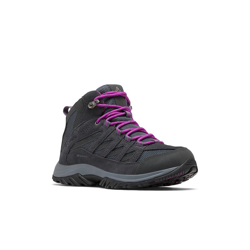 COLUMBIA - Botín Mujer Crestwood Mid Waterproof Gris COLUMBIA
