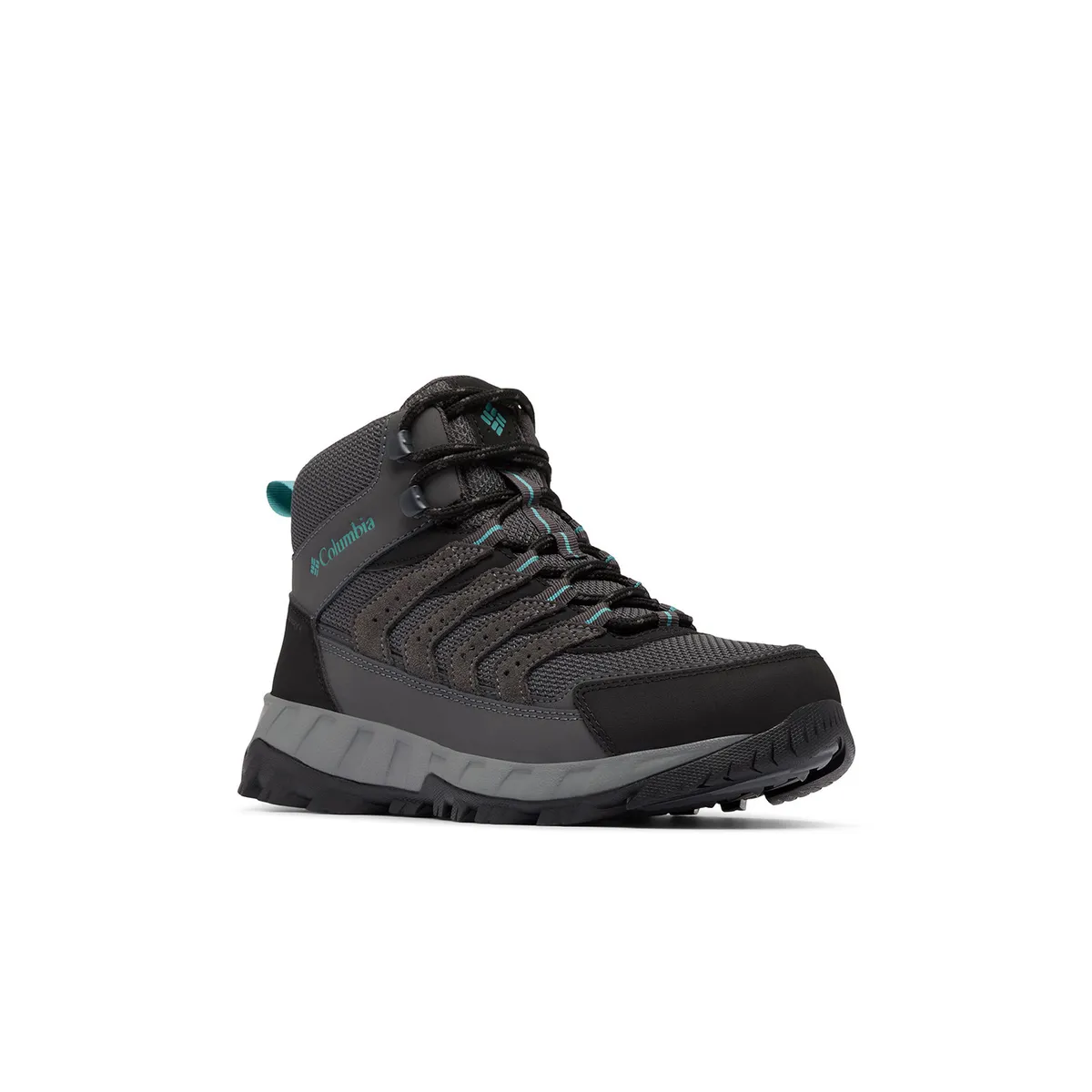 COLUMBIA - Botín Mujer Strata Trail Mid Waterproof Gris COLUMBIA