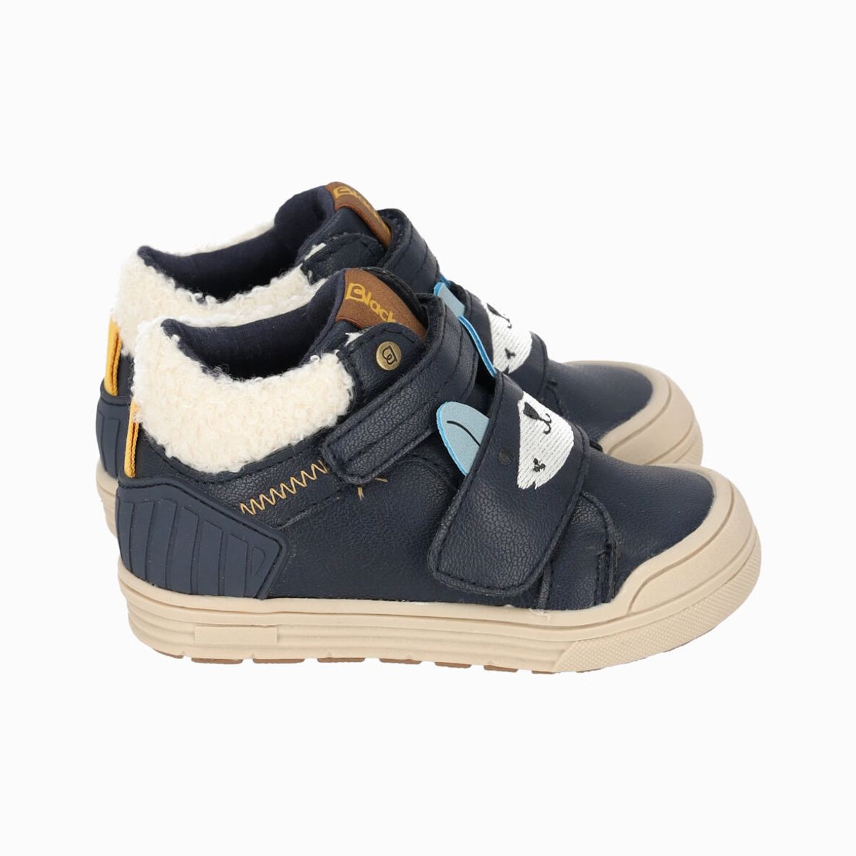 BLACK AND BLUE - Botín bebés con diseño azul Black and Blue