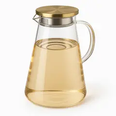 GENERICO - Jarra Vidrio 1440mL Infusiones Té Alta Temperatura