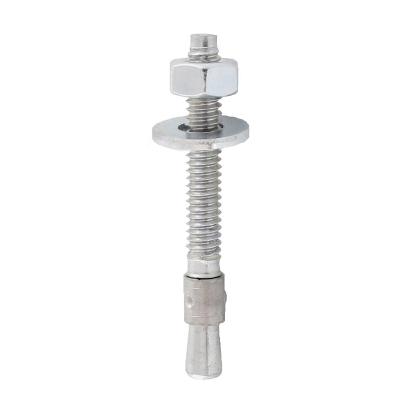 METALFER - Perno Anclaje Con Cuña 1/4 X 2 1/4 Zincado Pack De 10 Und