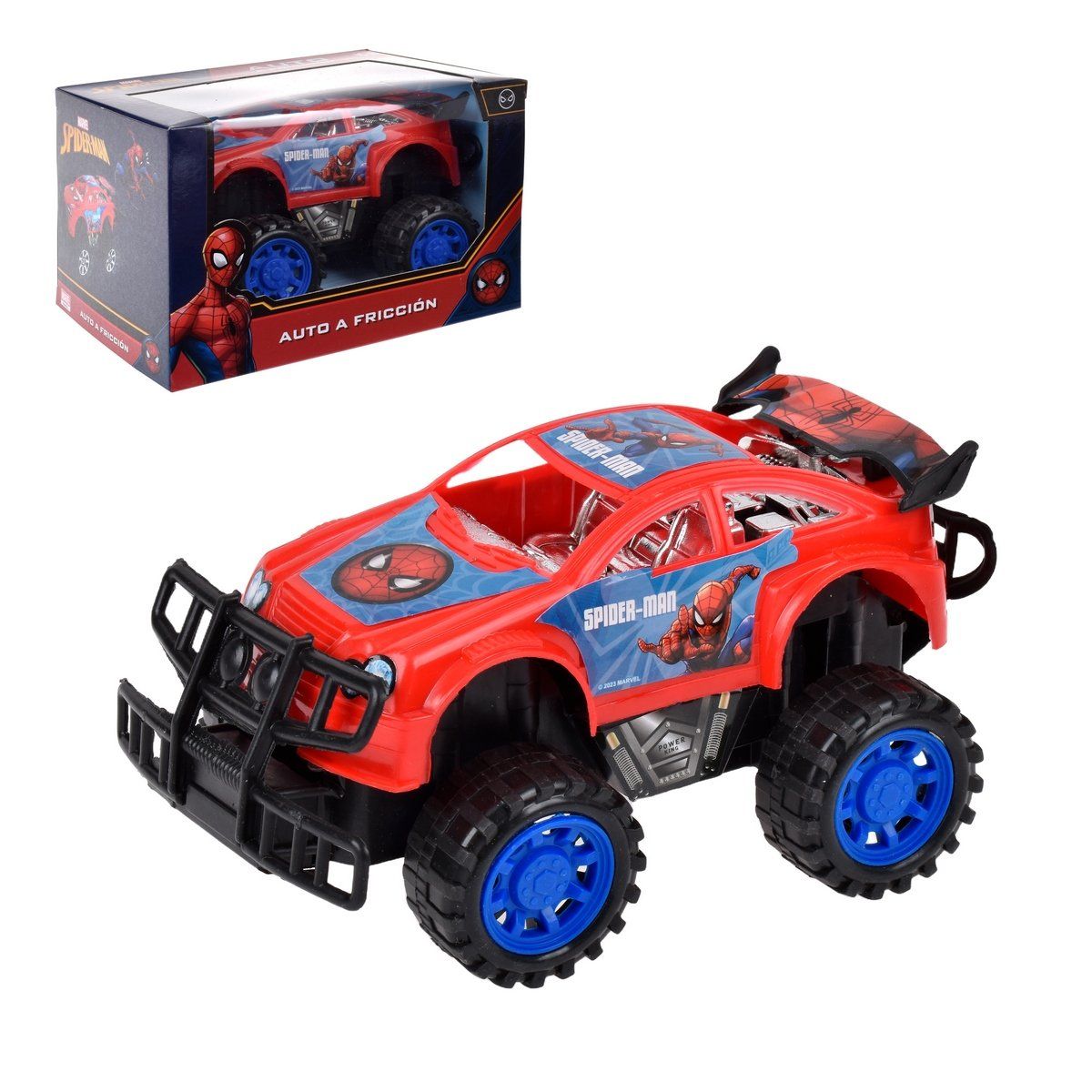 MARVEL - AUTO A FRICCION SPIDERMAN 18 CMS
