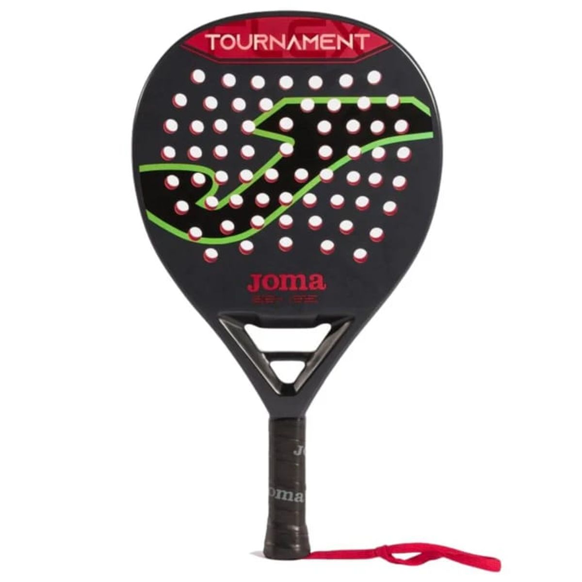 JOMA - Pala Padel Joma Tournament Flex Negro Rojo