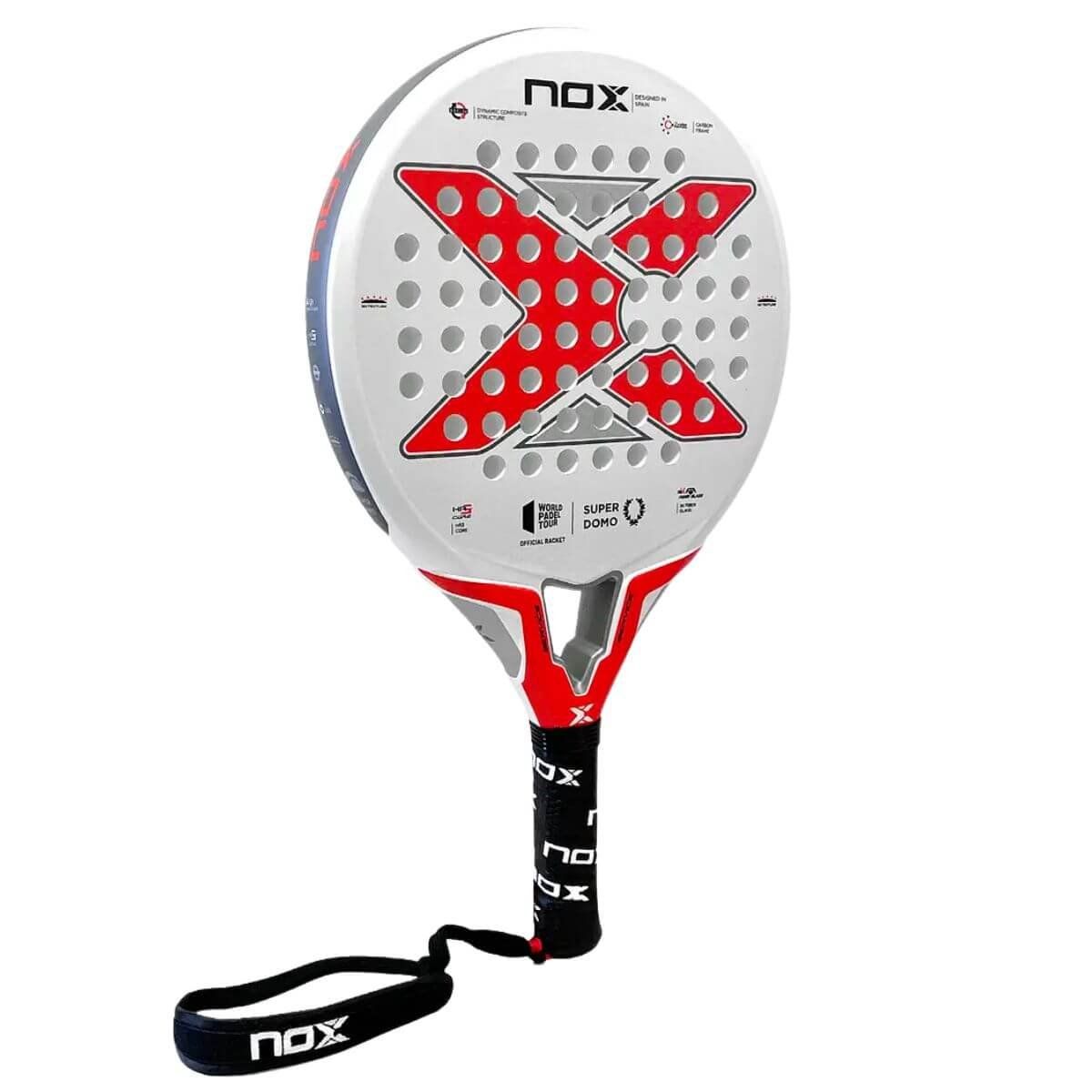 NOX - Pala Padel Nox Super Domo Fiber 360-375gr Exclusiva
