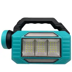 GENERICO - Linterna Led Solar Emergencia Recargable USB Portátil Alta Potencia