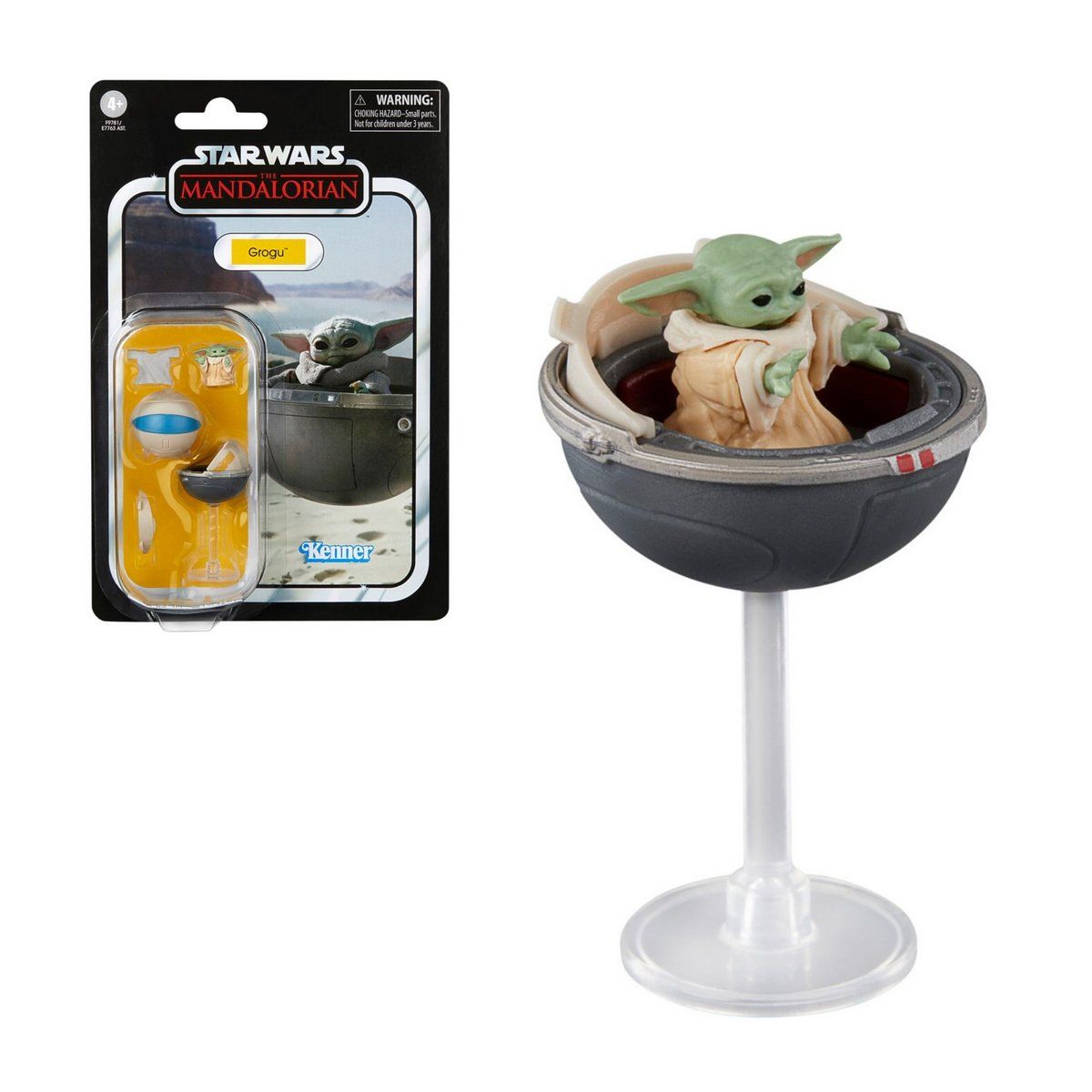 STAR WARS - Figura de acción STAR WARS colección Vintage Grogu 9,5 cm