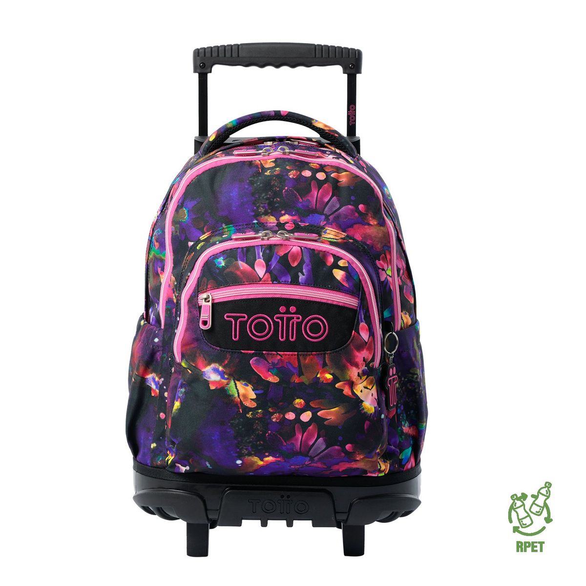 TOTTO - Mochila Escolar Con Ruedas para Niña Renglon Totto