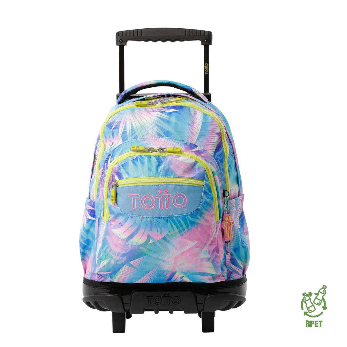 TOTTO - Mochila Escolar Con Ruedas para Niña Renglon Totto