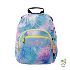 TOTTO - Mochila Escolar Para Niña Notebook 10 Tempera